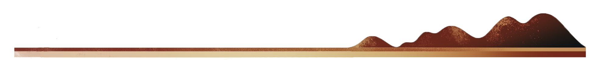 a long loading bar with few chinese traditional style mountain on the right